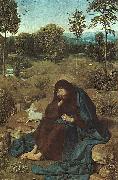 Geertgen Tot Sint Jans John the Baptist in the Wilderness China oil painting reproduction